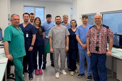 Вінницькі лікарі провели успішну імплантацію серцевого клапана через судину