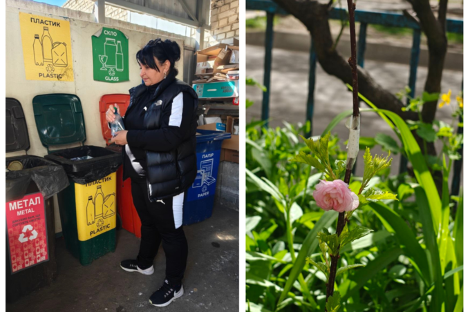 Мешканці вінницької багатоповерхівки завдяки здачі вторсировини оновили двір та під'їзди