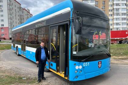 Вінничанин після фронту знову возить пасажирів: історія вінницького водія тролейбуса
