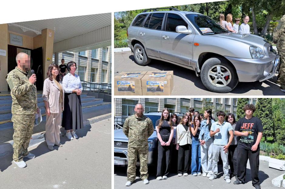 Позашляховик від вінницького ліцею №11 вирушив на один із найгарячіших напрямків Донеччини