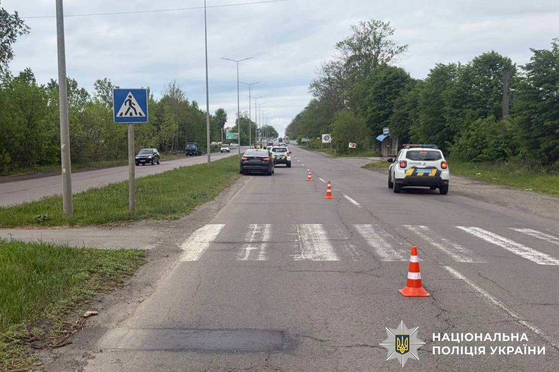 У Вінниці на пішохідному переході збили 18-річного хлопця