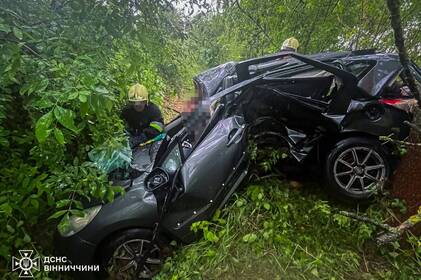 У моторошній ДТП на Вінниччині загинули онук з бабусею