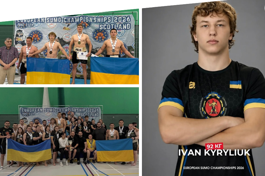 Вінницький спортсмен виборов бронзову медаль чемпіонату Європи з сумо