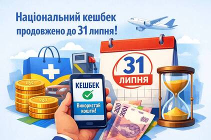 Українцям продовжили термін використання "Національного кешбеку"