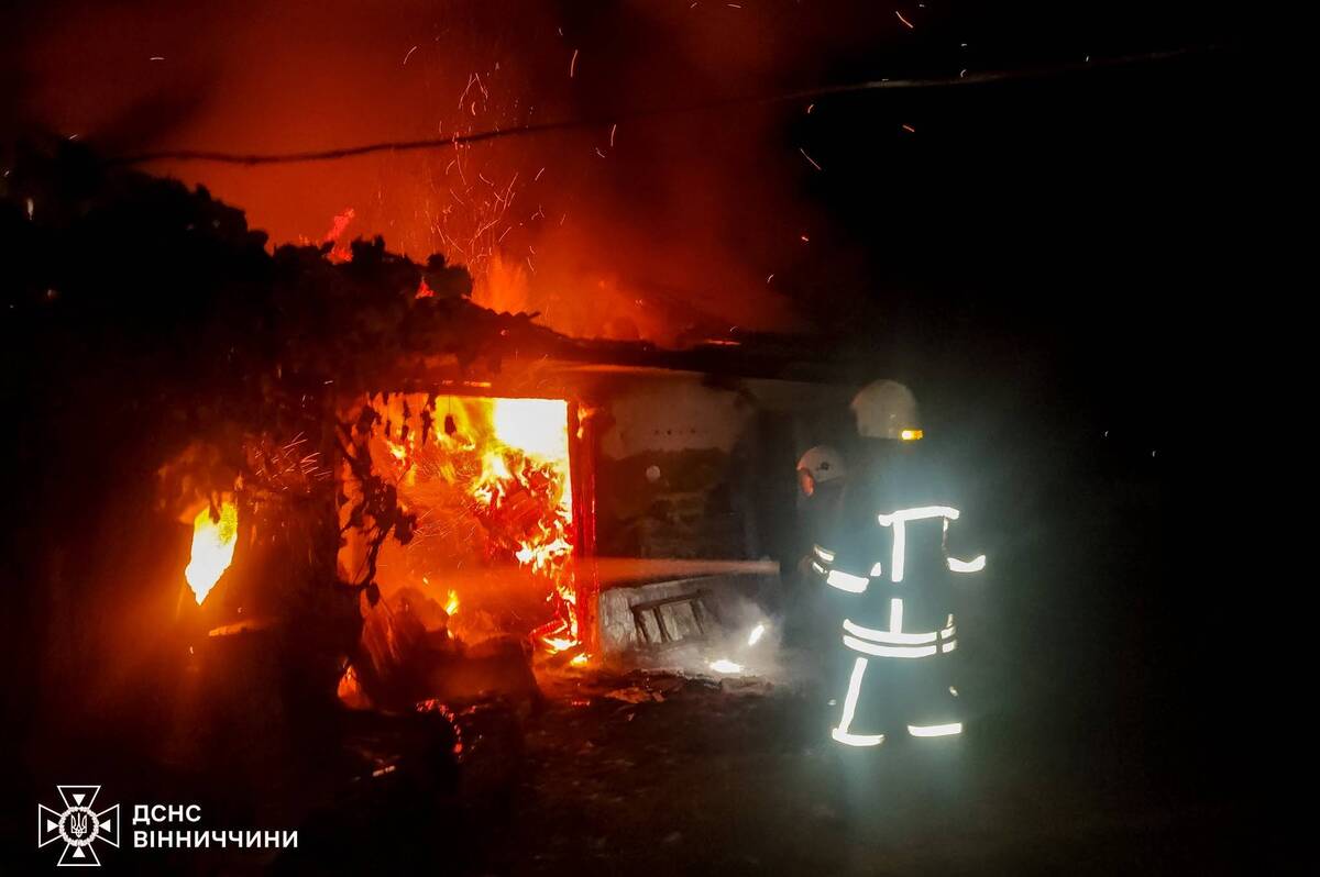 На Вінниччині рятувальники чотири рази виїжджали на пожежі: що сталося