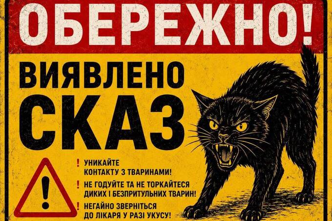 На Вінниччині через випадок сказу встановили п'ятикілометрову загрозливу зону