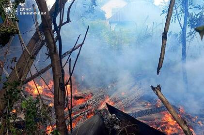 Через коротке замикання на Вінниччині спалахнув житловий будинок