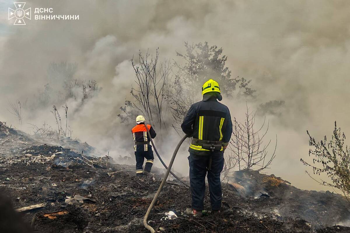 Через людську недбалість на Вінниччині вигоріло понад 8 гектарів території