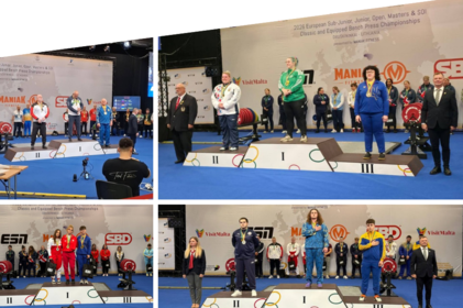 Вінницькі пауерліфтери вибороли «золото» та три «бронзи» на чемпіонаті Європи у Литві