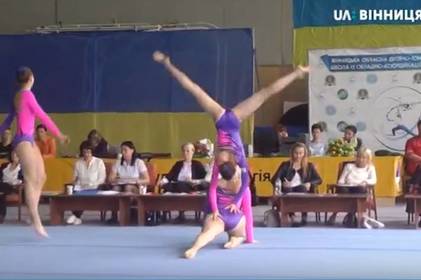 Впродовж трьох днів у Вінниці тривав чемпіонат України зі спортивної акробатики