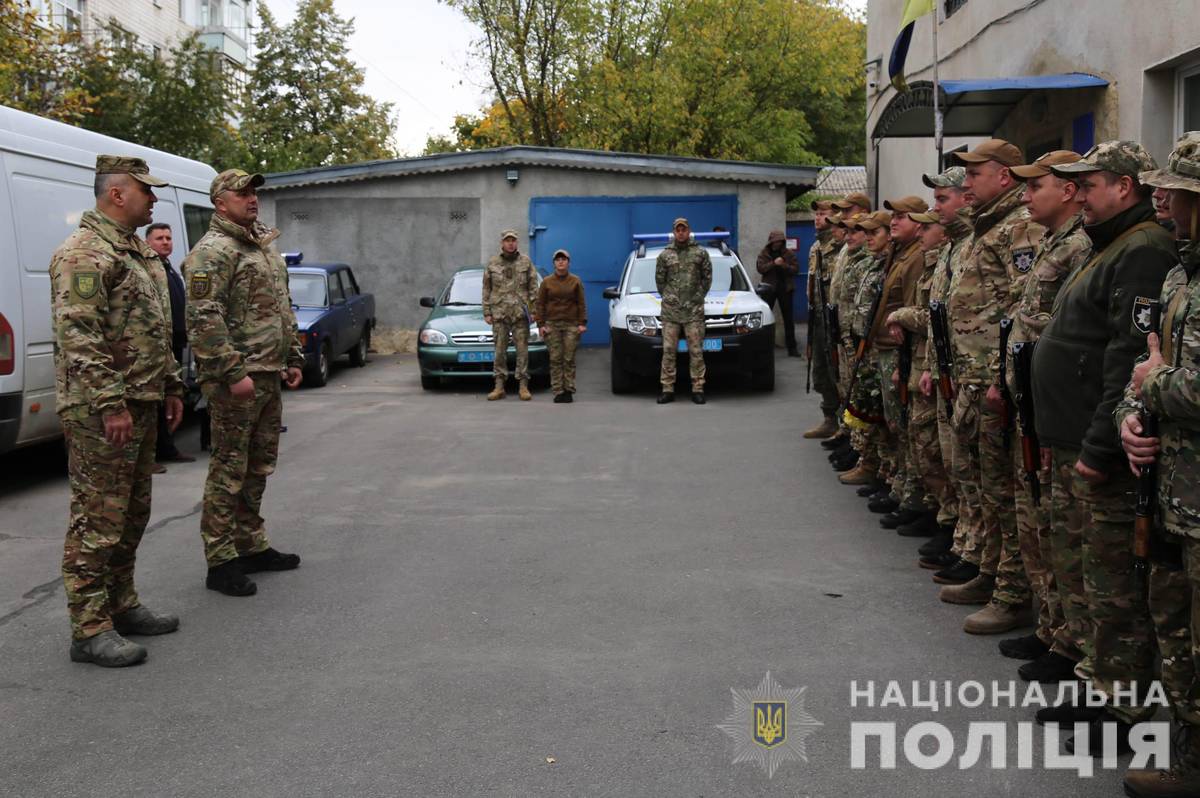 Зведений загін вінницьких правоохоронців повернувся зі Сходу