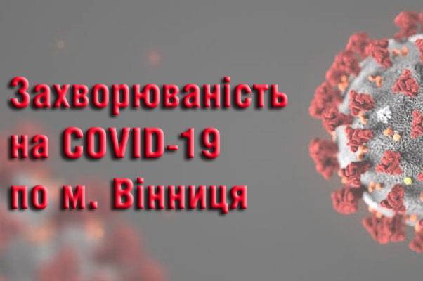 У місті офіційно зареєстровано 43 випадки захворювання на COVID-19