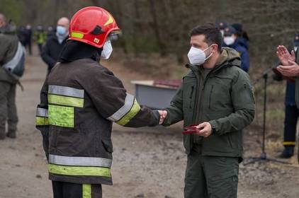 Вінницький рятувальник Андрій Бабкін отримав державну відзнаку 