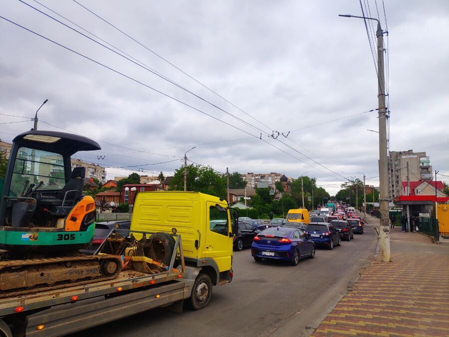 Затор у Вінниці