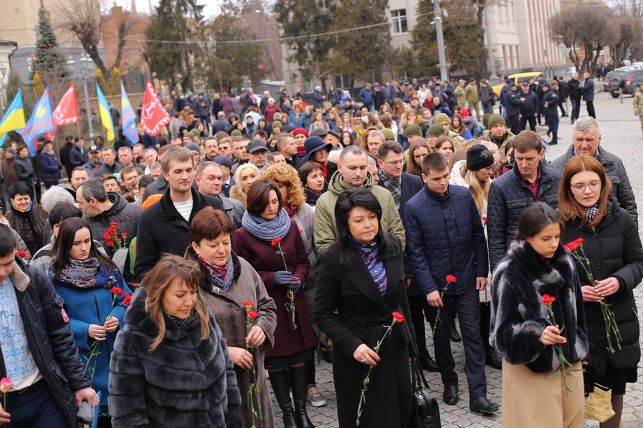 Сьогодні вінничани вшанували пам'ять Великого Кобзаря 