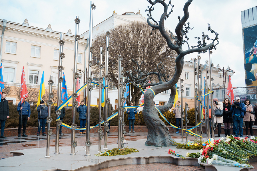 Вінничани вшанували пам’ять Героїв Небесної Сотні