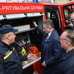Бійцям ДСНС подарували нову пожежно-рятувальну техніку 
