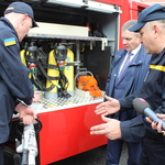 Бійцям ДСНС подарували нову пожежно-рятувальну техніку 
