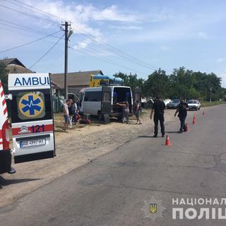 На Вінниччині через пяного пасажира маршрутка вїхала у вантажівку. Є постраждалі