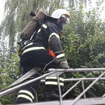 Рятувальники ліквідували умовну пожежу в Державному архіві Вінницької області