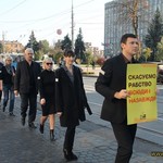 У Вінниці привертали увагу до проблеми торгівлі людьми мовчазною ходою