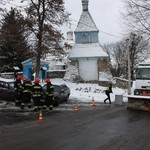 У Вінниці рятувальники, поліція та медики провели спільні навчання щодо ліквідації наслідків ДТП взимку